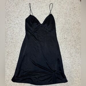 Windsor black mini dress (polyester)